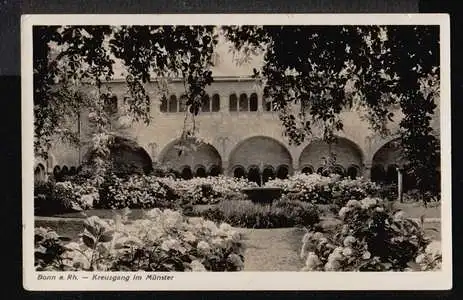 Bonn. a. Rh. Kreuzgang im Münster