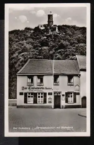 Bad Godesberg. &quot;Zur Lindenwirtin&quot; mit Godesburg