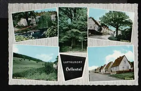 Hellental. Luftkurort Am Teich, Löns Buche, Ortspartie, Tal der Lieder, Siedlung