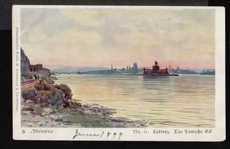 Coblenz. "Rheinserie": Das Deutsche Eck