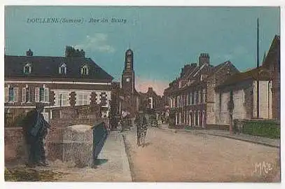 Doullens.(Somme). Rue du Bourg