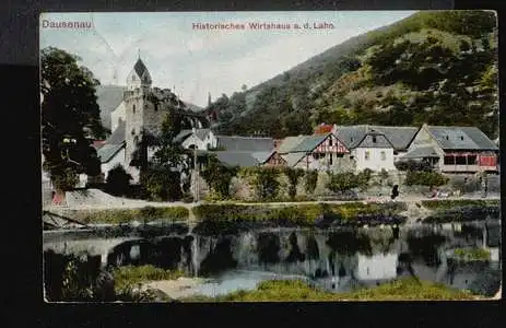 Dausenau. Historisches Wirtshaus a. d. Lahn