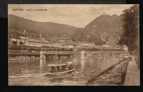 Bad Ems. Partie am Kurhaus