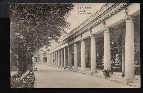 Bad Ems. Kolonade am Konzertplatz