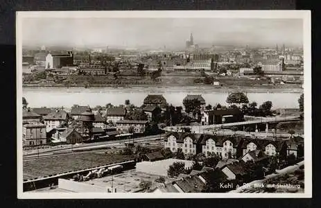 Kehl. a. Rh. Blick auf Strassburg