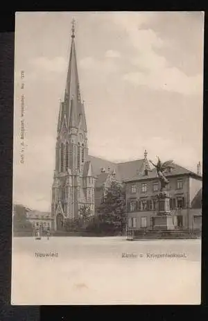 Neuwied. Kirche und Kriegerdenkmal