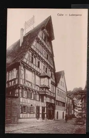 Calw. Ledergasse