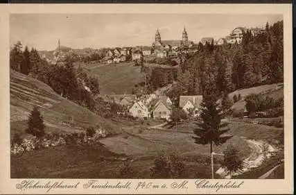 Freudenstadt. Höhenluftkurort. 740 m.ü.M. Christophstal