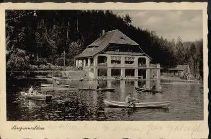 Freudenstadt. Höhenluftkurort. Cafe Restaurant Langenwaldsee