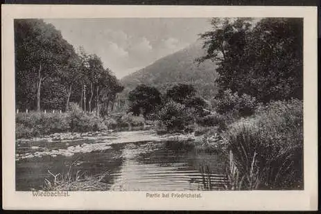 Wiedbachtal. Partie bei Friedrichstal