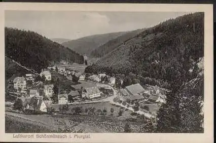 Schönmünzach. Luftkurort S. in Murgtal