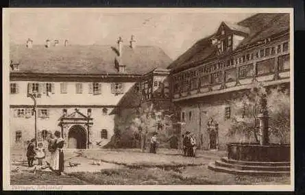 Tübingen. Schlosshof