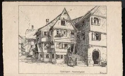 Tübingen. Neustadtgasse