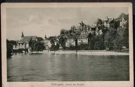 Tübingen. Partie am Neckar