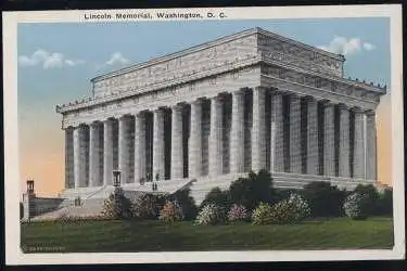 USA. Washington DC. Lincoln memorial.