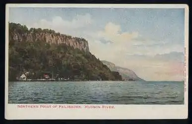 USA. Hudson River. NorthernPoint of Palisades