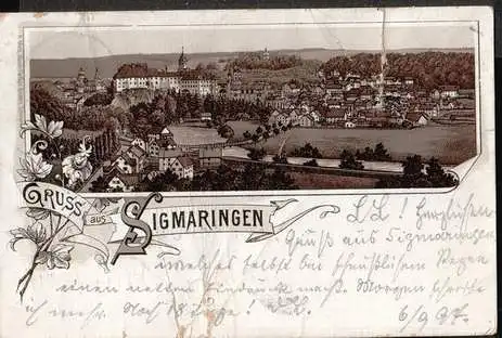 Sigmaringen. Gruss aus