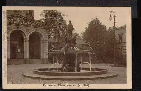 Karlsruhe. Klosebrunnen