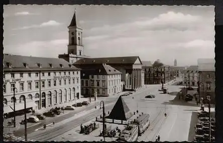 Karlsruhe. i.B. Marktplatz