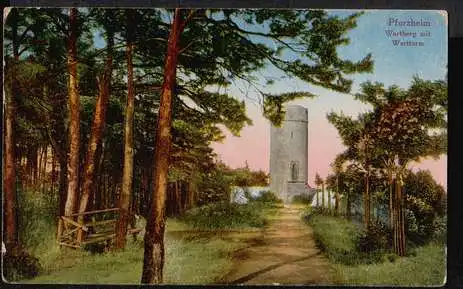 Pforzheim. Wartberg mit Wartturm