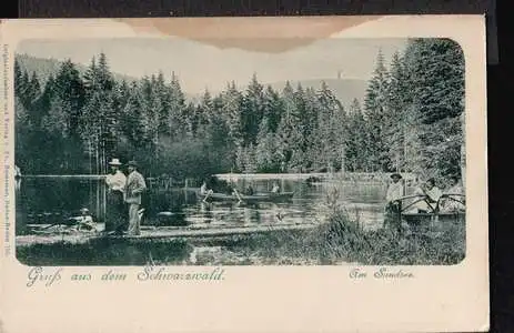 Schwarzwald. Gruss aus dem S. Am Sandsee