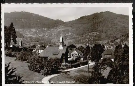 Ottenhöfen. Luftkurort im Schwarzwald. Evangel. Kapelle