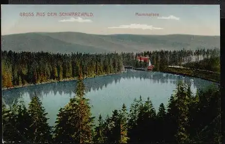 Schwarzwald. Gruss aus dem S. Mummelsee