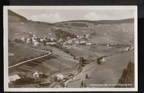 Todtnauberg. Von Flugzeug aus