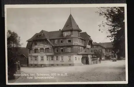 Hinterzarten. Hotel und Pension Schwarzwaldhof