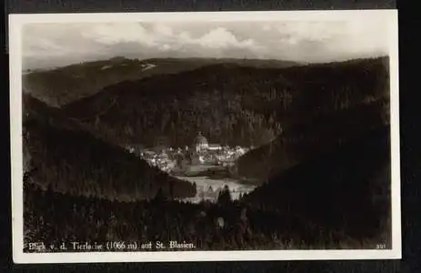 St. Blasien. Blick von der Tierlache