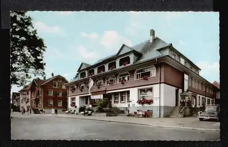 Höchenschwand. Kurhaus Krone mit Haus Sonnenschein