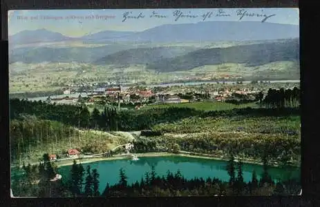 Säckingen. Blick auf. am Rhein und Bergsee