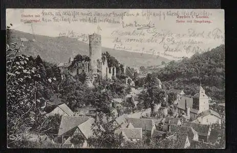 Eppstein. Ruine mit Umgebung