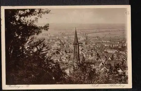 Freiburg. Blick vom Schlossberg