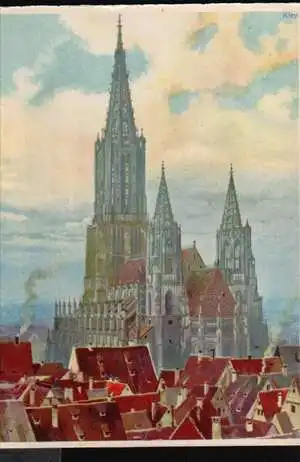 Ulm. Blick auf das Münster