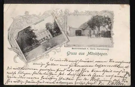 Mönkhagen. Gruss aus.