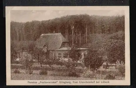 Klingberg Post Gleschendorf. Pension Bauchenwinkel