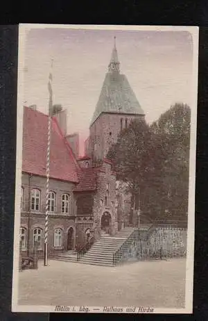 Mölln. Rathaus und Kirche