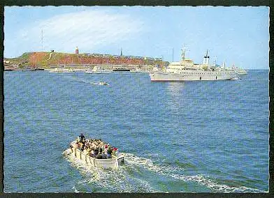 Helgoland. Blick von der Reede