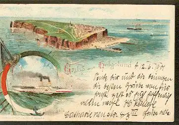 Helgoland. Gruss aus.