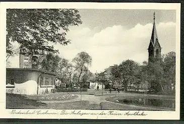 Cuxhaven. Die Anlagen an der Kaiser Apotheke