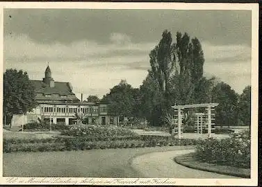 Lüneburg. Sol und Moorbad, Anlagen im Kurpark und Kurhaus