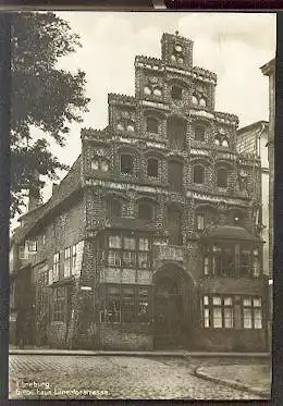 Lüneburg. Lünertorstrasse Giebelhaus