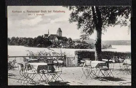 Ratzeburg. Kurhaus und Restaurant Baek.