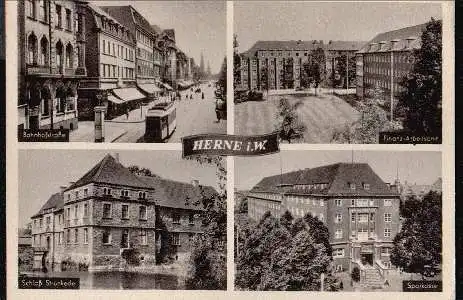 Herne. Bahnhofstraße, Finanz und Arbeitsamt