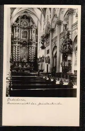 Paderborn. Innenansichten der Jesuitenkirche