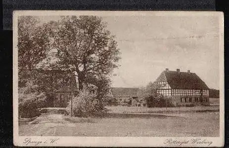 Spenge. Rittergut Werburg