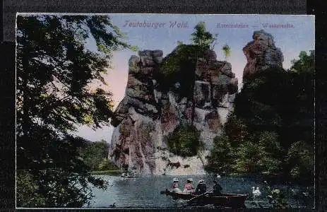 Teutoburger Wald. Externstein. Wasserseite