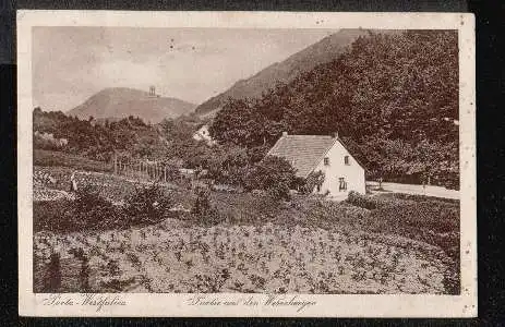 Porta Westfalica. Partie aus Weserbergen