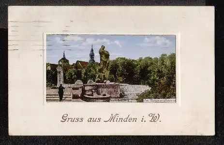 Minden in Westfalen. Gruss aus.